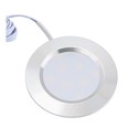 LEDlife Reco68 møbelspot RA92 - Hull: Ø5,6 cm, Mål: Ø6,8 cm, børstet stål, 2,7W, 12V DC