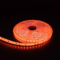 Orange 10W/m LED stripe - 5m, 120 LED pr meter, 24V, IP65