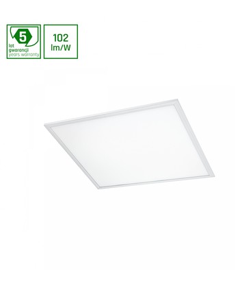 Algine LED 230V 45W - 100lm/W, IP20, 600x600mm, kald hvit, takpanel