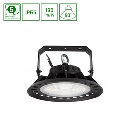 Spectrum LED Plateo High Bay 100W 230V IP65 IK08 270x160mm Sort DALI