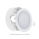 ALGINE 2i1 Overflate-Nedsenket Downlight 6W 560lm, Varm Hvit, 230V, IP20, Rundt