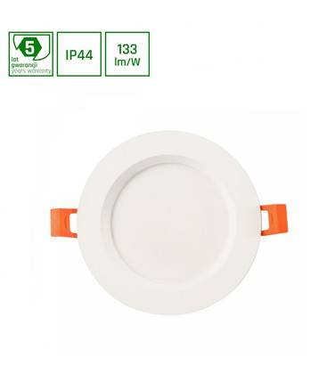 DURE MAX 12W - Kald Hvit, 230V, 110°, IP44, IK06, Ø140x30, Hvit Rundt