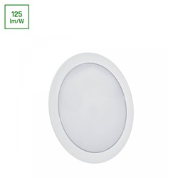 Spectrum LED ALGINE 2-i-1 Downlight 12W 1160lm - Varm Hvit, 230V, IP20, Rund