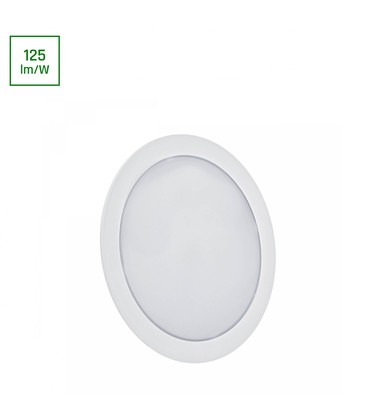 ALGINE 2-i-1 Downlight 12W 1160lm - Varm Hvit, 230V, IP20, Rund