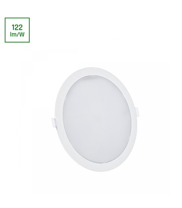 ALGINE Overflate Downlight 18W - 2I1, 1900lm, Nøytral hvit, 230V, IP20, Rund