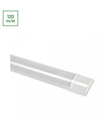 Viga Linear 900mm 20W - Kald hvit, 230V, 120°, IP20, 76x900x26mm, hvit