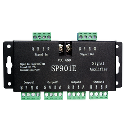 RGBIC LED strip tilbehør 12V/24V RGBIC kontroller med fjernkontroll - RF trådløs, slim fjernbetjening