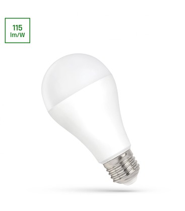 LED E27 20W - 230V, Kald Hvit, A70, Premium, Spectrum