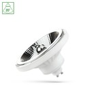 Spectrum 10W hvit LED spot - AR111, dimbar, GU10, 20°, 230v, 3000K