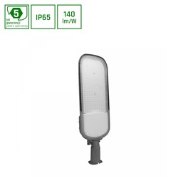 Spectrum LED Streetos 2 200W - Nøytral hvit, 230V, 145/75°, IP65, IK09, 755x253x75mm, grå, skumringssensor