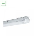 Limea H LED dobbeltarmatur - uten lyskilde, vanntett, 2x150, 250V, IP65, 1600x100x85 mm, grå, H