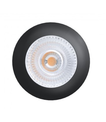 LEDlife Unni68 møbelspot - Hull: Ø5,6 cm, Mål: Ø6,8 cm, RA95, svart, 12V DC