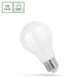 Spectrum LED A60 E27 8,5W - Filament, Nøytral Hvit, Matt, Spectrum