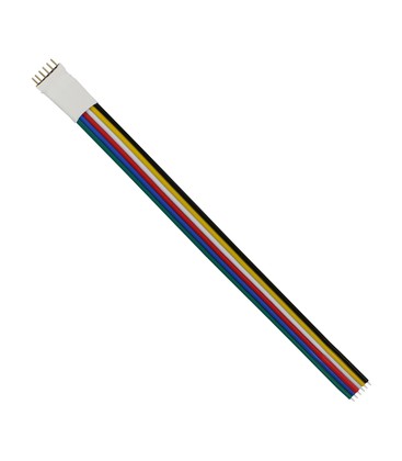 S-D kabel - 6 polet, LED stripe forbindelse, 12mm