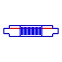 Fleksibel samler til SPS2 skinner - Hvit, 3-faset, Spectrum