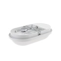 Technic Lampe LED 20W IP54 230V - Oval, Nøytral hvit, PIR.