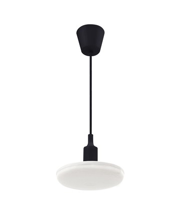 ALBENE ECO LED 18W 230V - Varm Hvit, Sort Kabel