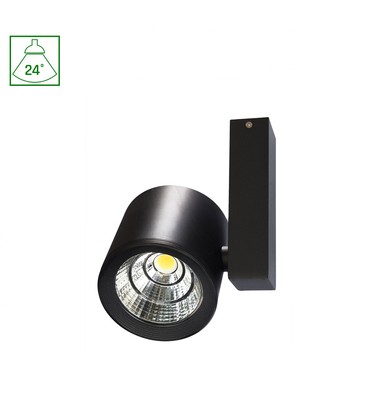 CHLOE COB LED 16W - 230V, IP20, Nøytral Hvit, Tak, Svart