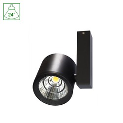 Spectrum LED CHLOE COB LED 16W - 230V, IP20, 24°, Varm Hvit, Tak, Sort