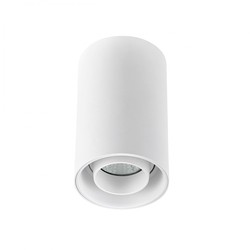 Spectrum LED CHLOE Spot GU10 - Overflate, IP20, Rund, Hvit, Justerbar, Uten Lyskilde