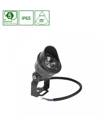 FLORI Spot 5W - 25°, 24V, Varm Hvit, IP65