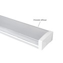 Limea 1200mm 40W - Prismatica, Nøytral hvit, 230V, 100°, IP44, IK10, 1200x110x60mm