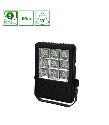 LYSSE 12LED Cree 25W 230V - 30° IP65, Nøytral hvit, fasadebelysning