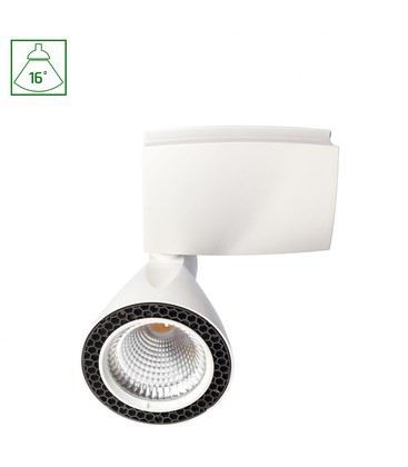 MADARA COB LED 30W 16° IP20 Kald Hvit, Skinne Lys Hvit