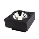 Mirora AR111 Overflate GU10 - 250V, IP20, 145x145x85mm, Svart, Firkantet, Justerbar, Spot, Uten Lyskilde.