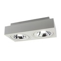 Mirora AR111 Overflate GU10 - 250V, IP20, 293x145x85mm, Hvit, Rektangulær, Justerbar, Spot, Uten Lyskilde.