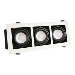 Spectrum LED Modern Day Mini GU10 - hvit ramme, uten lyskilde