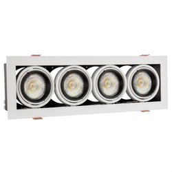 Spectrum LED Moderne Dags Mini GU10 - X4, Hvit Ramme