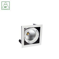 Spectrum LED MODERN-DAY innfellingsspot 27W - 1x1LED, COB Citizen, 40°, 700mA, IP20, Varm hvit.