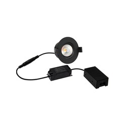 LED downlights HiluX D3 Tilt360 - Full Spectrum LED Innbygningsspot, RA97, 2700K, Sort