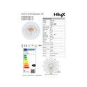 HiluX D3 Tilt360 - Full Spectrum LED Innbygningsspot, RA97, 2700K, Sort