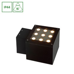 Spectrum LED TORRE 9LED CREE 15° 230V 9W IP44 veggmontert