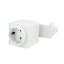Adapter for 3-fase skinner - med stikkontakt, strømuttak, hvit, Spectrum