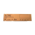 V-Tac 120x30 LED panel - 40W, 4400lm, innebygd i hvit ramme