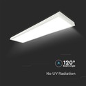 V-Tac 120x30 LED panel - 40W, 4000lm, innebygd i hvit ramme