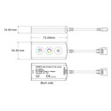 LEDlife rWave Wifi RGB+CCT-kontroller - 12V (60W), 24V (120W)