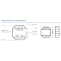 LEDlife rWave 1-10V Zigbee innebygd dimmer - Hue kompatibel, RF, push-dim, LED dimmer, for bygning