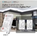 Gledopto Pro 2-i-1 Zigbee strip-kontroller - Hue-kompatibel, 12V/24V, 12V (144W) 24V (288W), ensfarget + CCT