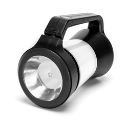 Overlevelsesudstyr LED 3-i-1 Campinglampe med Dreiedimmer, 22 SMD, Svart - Bruker 3x AA-batterier