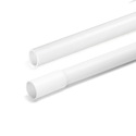 PVC elektrisk rør Ø16mm - 2 meter med skjøt, hvit