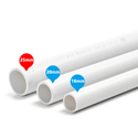 PVC elektrisk rør Ø25mm - 2 meter, vit