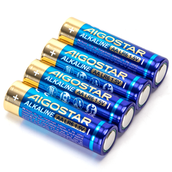 Batterier 4 stk. AA Alkaline Batteri - LR6, 1,5V