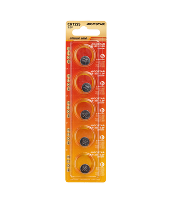 5 stk. Knappecellebatteri - CR1225, 3V 5 stk. Knappecellebatteri - CR1225, 3V