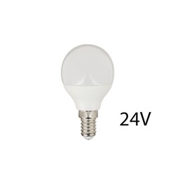 E14 LED LEDlife 2W LED pære - P45, E14, 24V DC