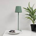 Oppladbar LED bordlampe Innendørs/utendørs - Grønn, berøringsdimbar, CCT, IP54 utendørs