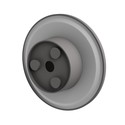 Spectrum Ø18cm CCT vegglampe - 12W, 3 lysfarger, IP44 utendørs, grå, 230V